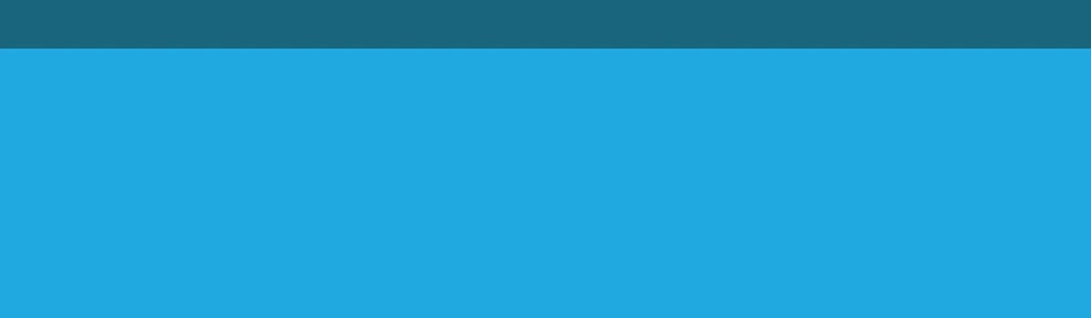 Two horizontal bands of blue gradient, transitioning from darker teal at top to bright cyan at bottom